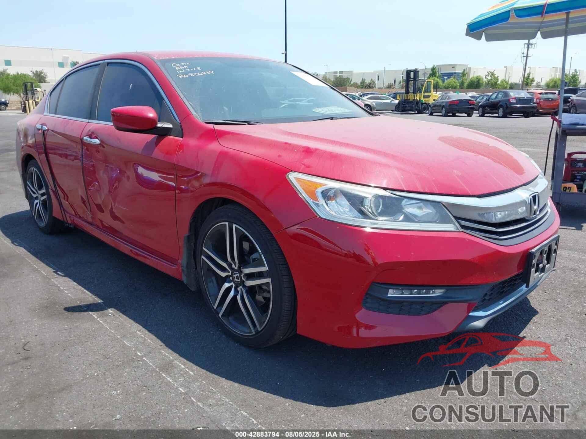 HONDA ACCORD 2017 - 1HGCR2F52HA167100