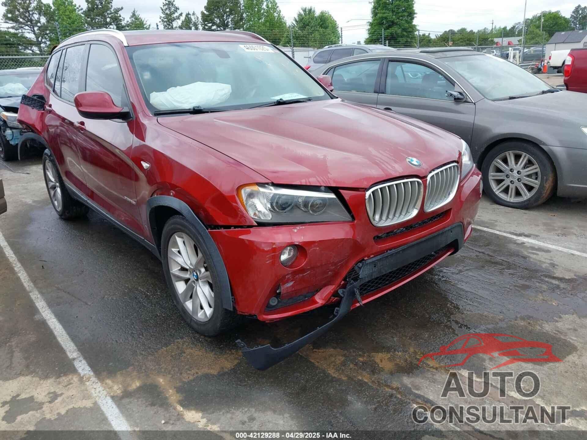 BMW X3 2014 - 5UXWX9C52E0D31298