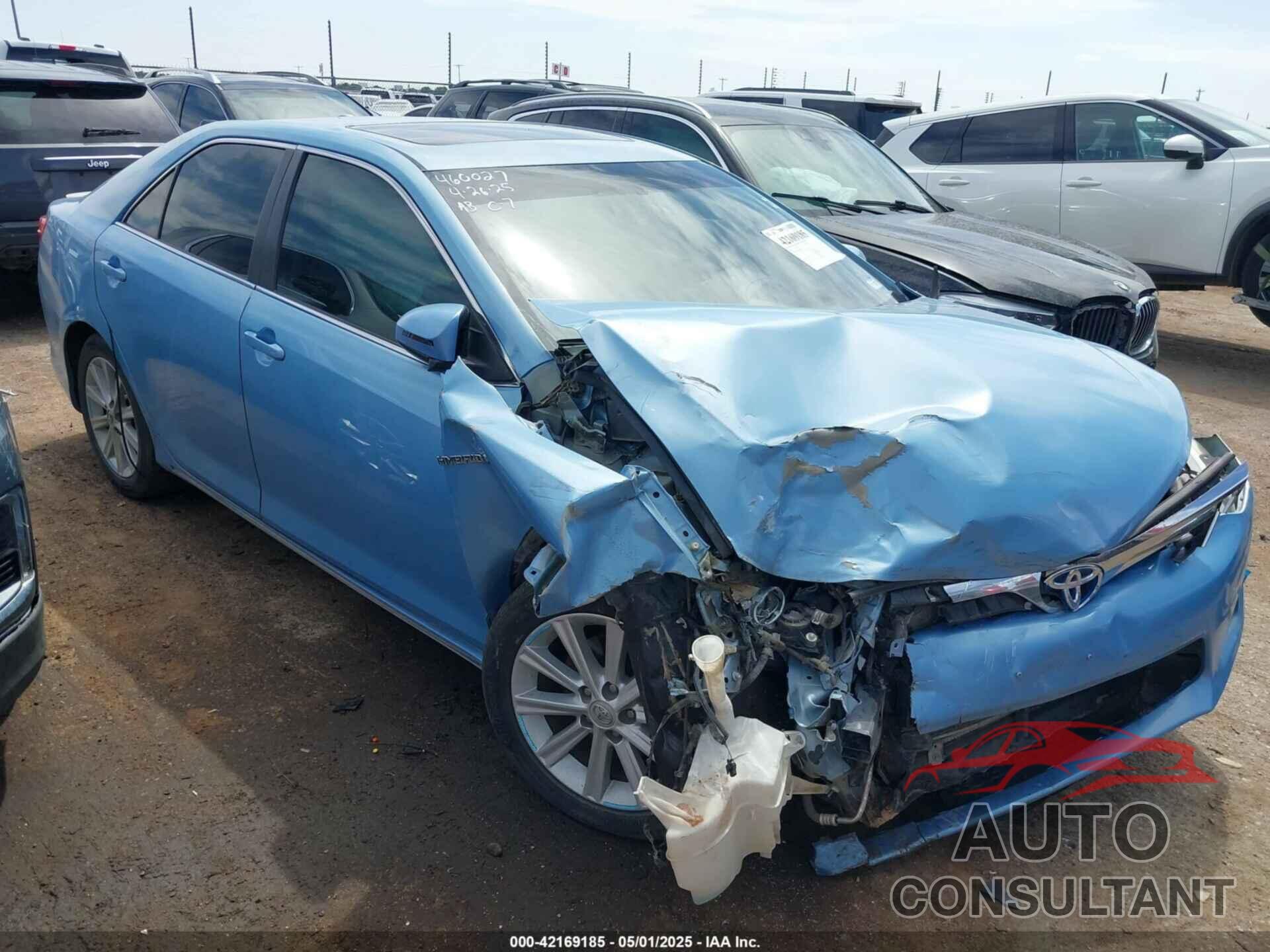 TOYOTA CAMRY HYBRID 2013 - 4T1BD1FK0DU076713
