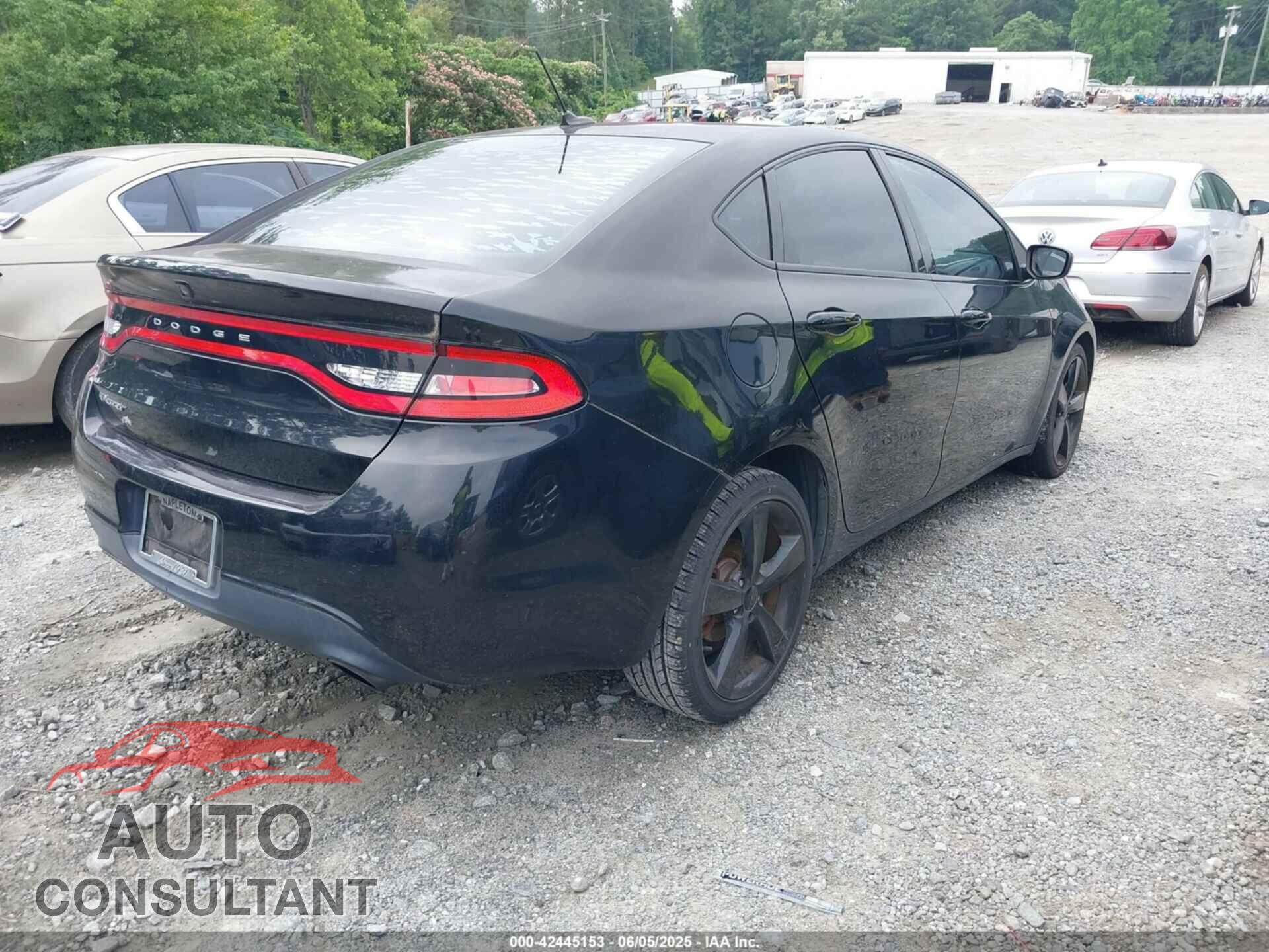 DODGE DART 2015 - 1C3CDFBB1FD101900