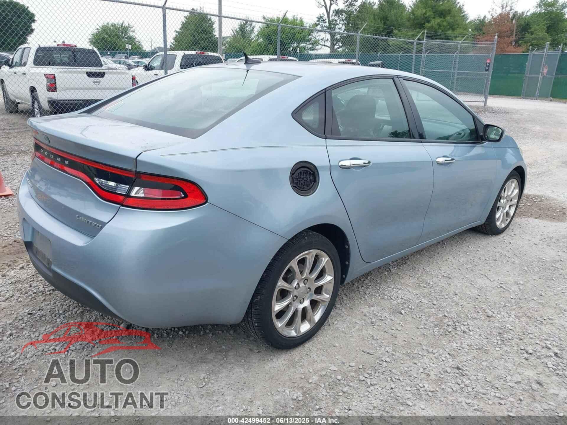 DODGE DART 2013 - 1C3CDFCA8DD184115