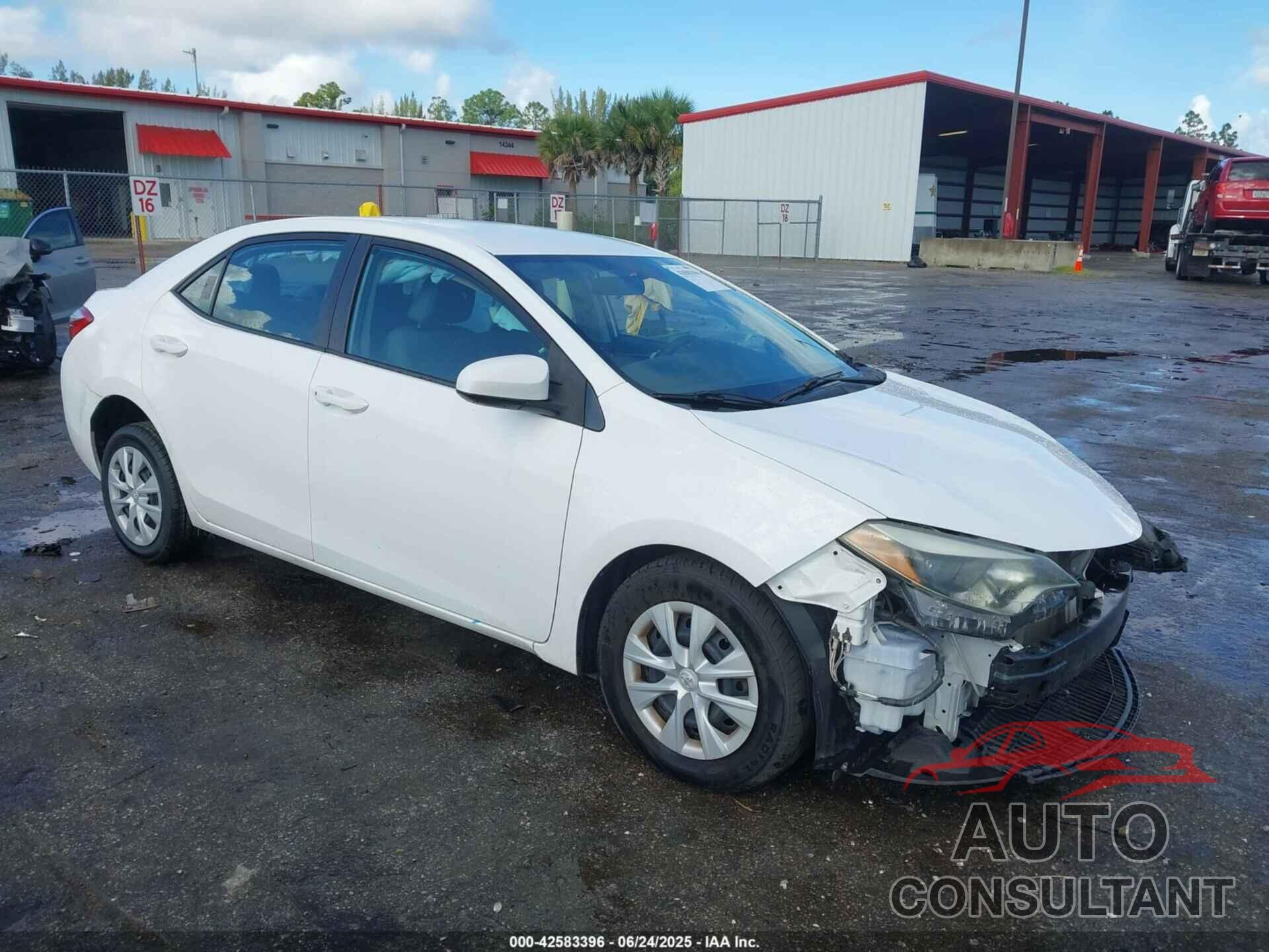 TOYOTA COROLLA 2016 - 2T1BURHE0GC641909