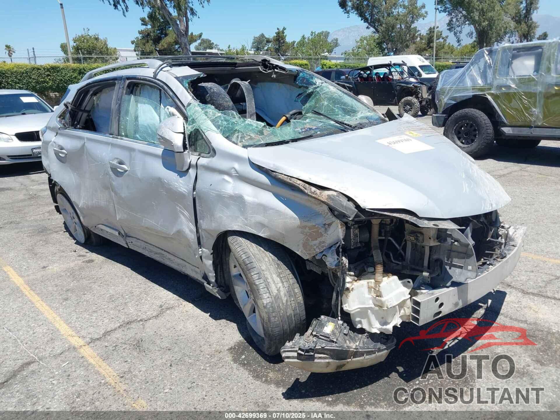 LEXUS RX 350 2010 - 2T2BK1BA6AC025499
