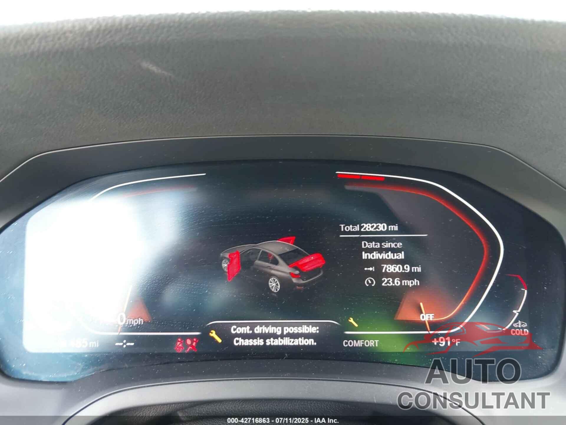 BMW 330I 2019 - WBA5R1C55KAK08328