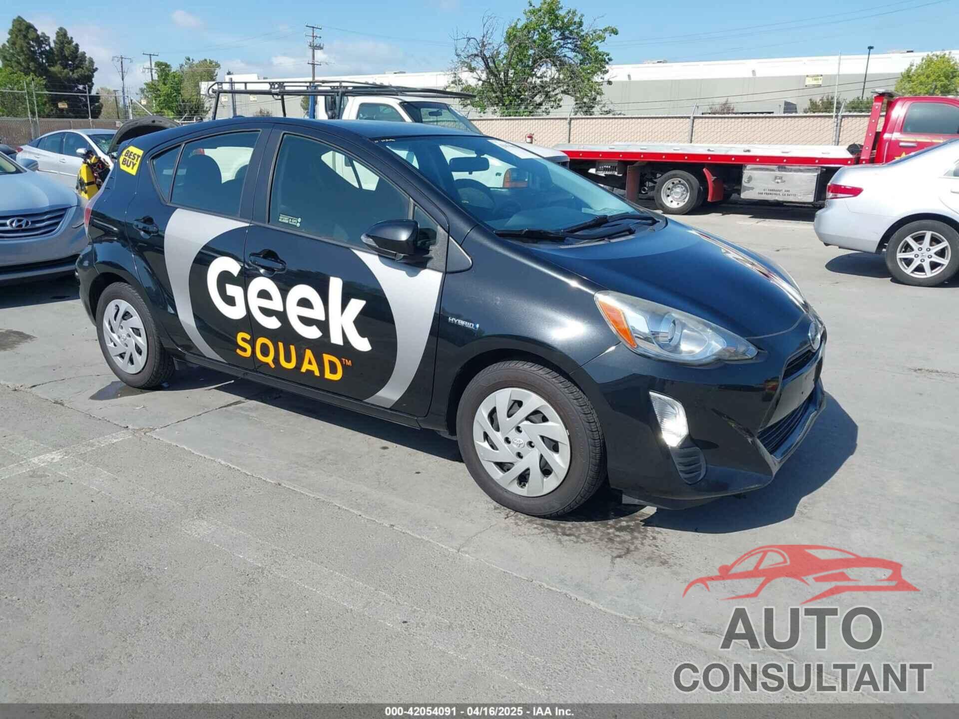 TOYOTA PRIUS C 2016 - JTDKDTB39G1121412