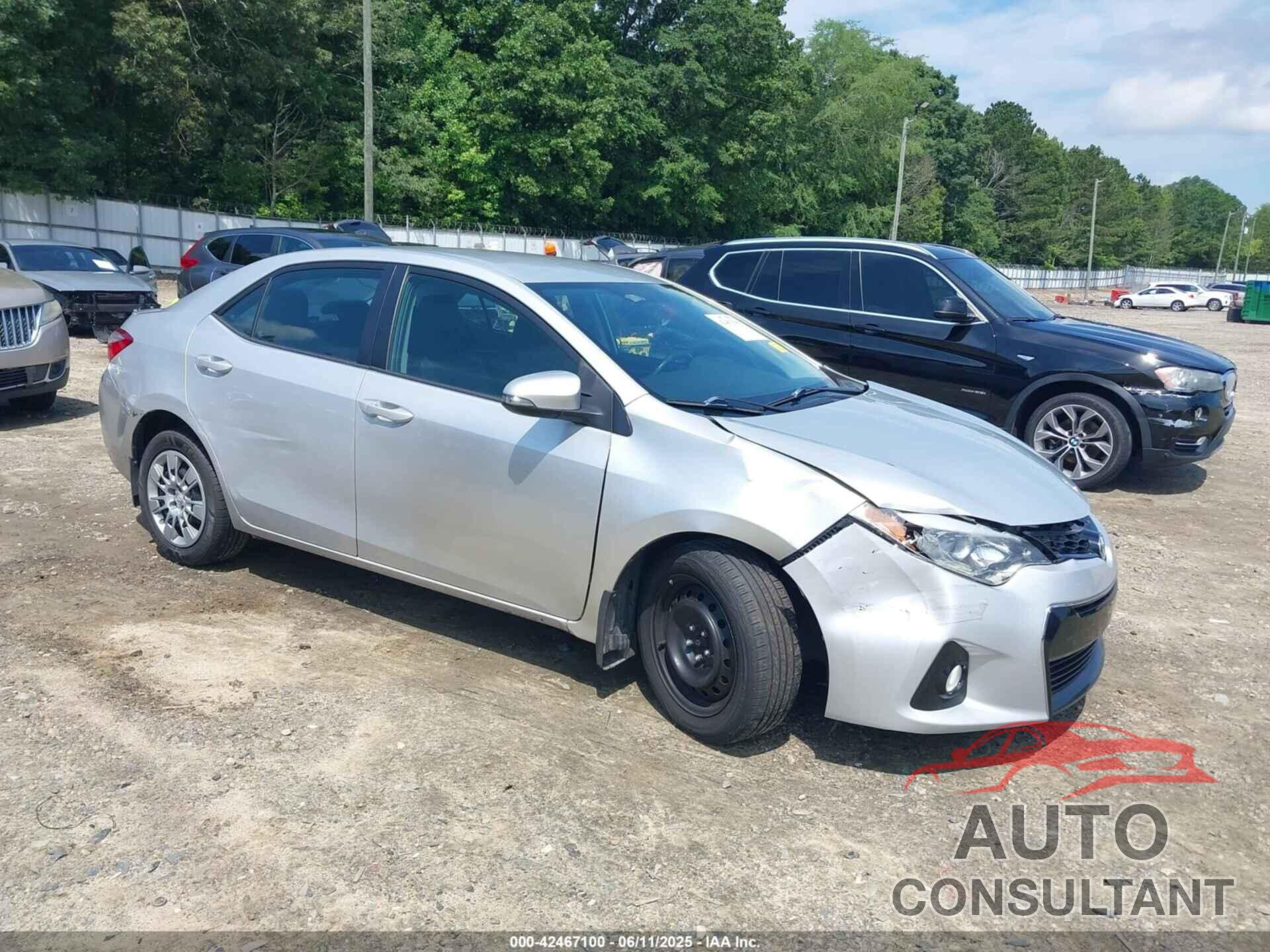 TOYOTA COROLLA 2016 - 2T1BURHE9GC709916