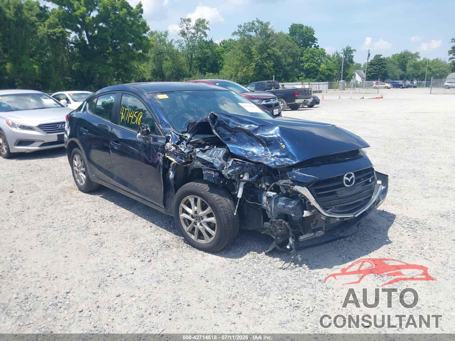 MAZDA MAZDA3 2016 - JM1BM1U70G1321311