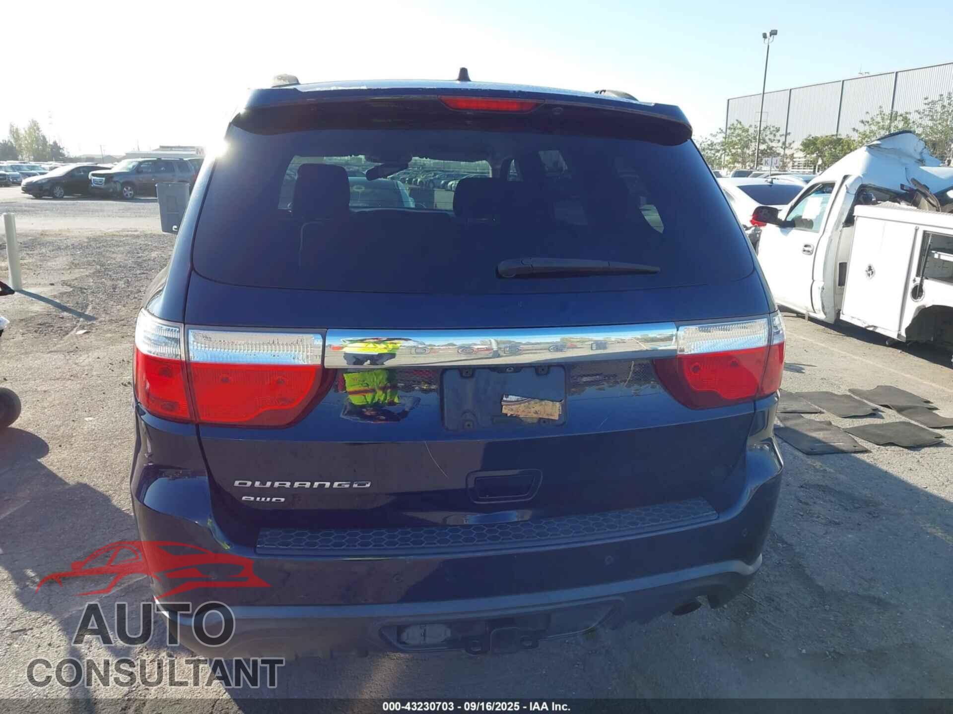 DODGE DURANGO 2012 - 1C4RDJAG5CC195741