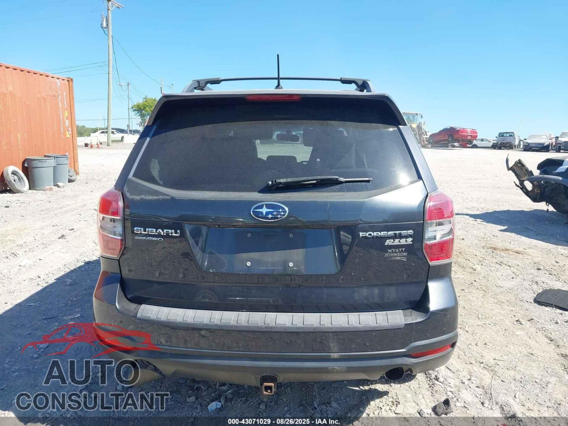 SUBARU FORESTER 2014 - JF2SJAHC0EH506285