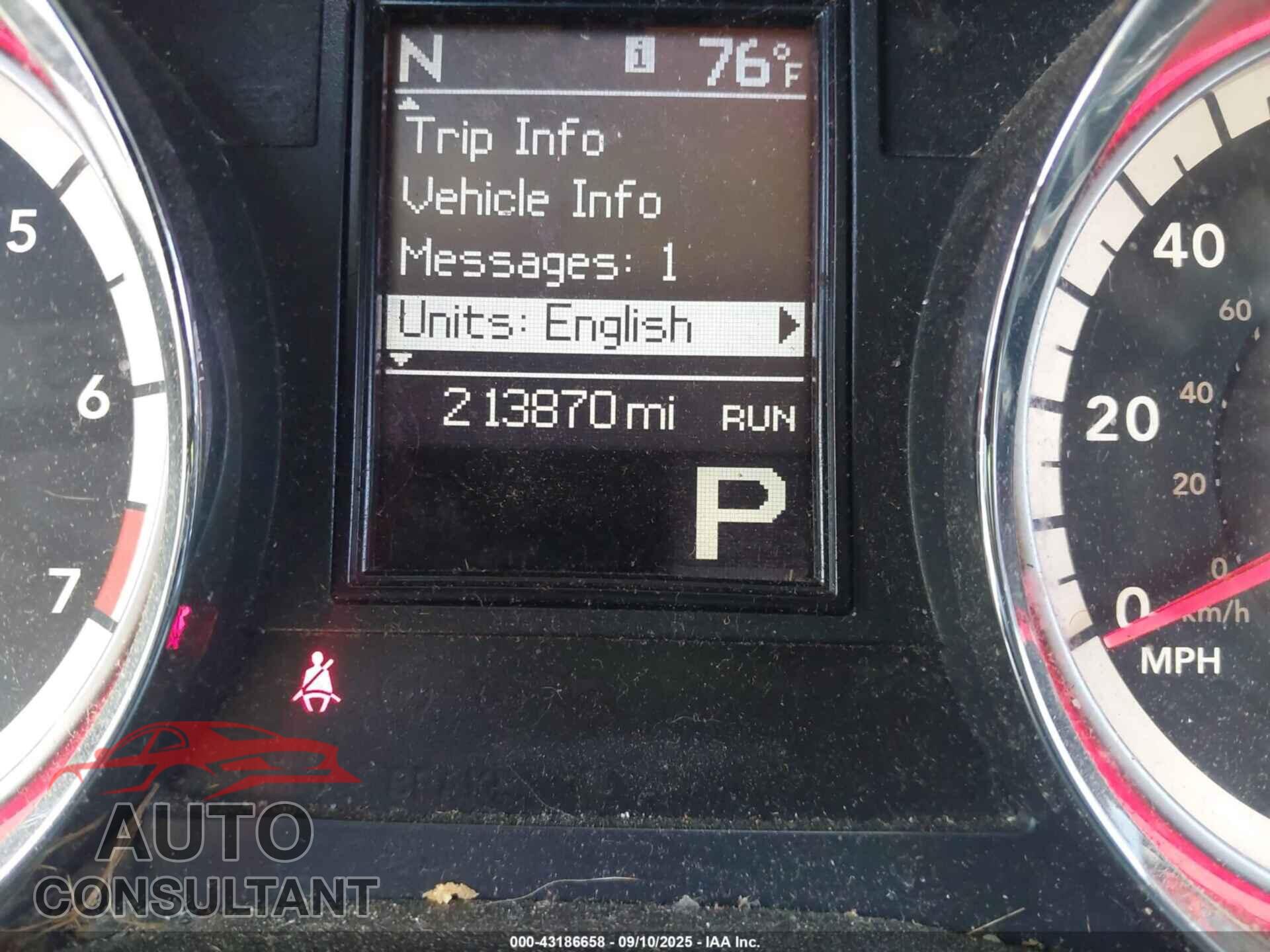 DODGE DURANGO 2013 - 1C4RDHAG5DC683310