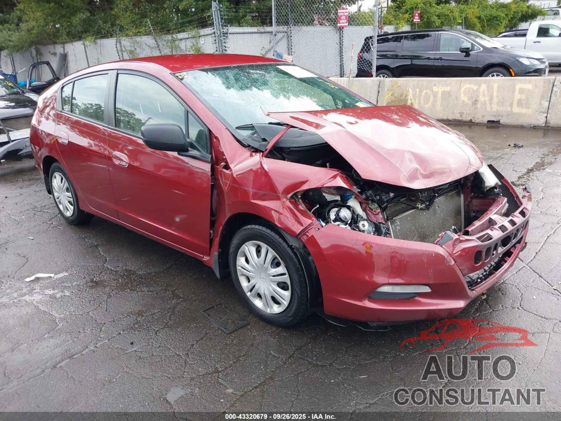 HONDA INSIGHT 2010 - JHMZE2H58AS013572