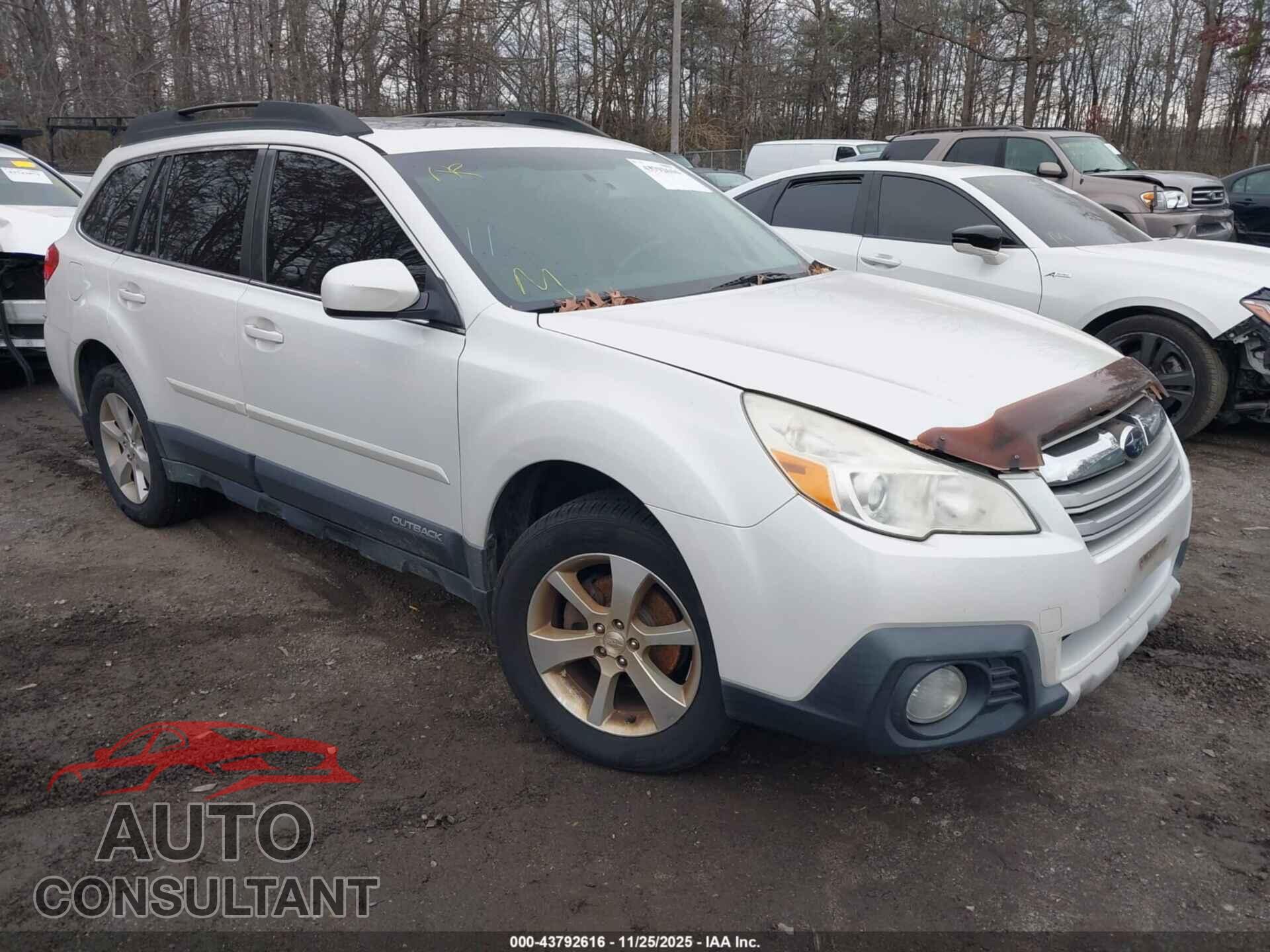 SUBARU OUTBACK 2013 - 4S4BRBLC3D3276169