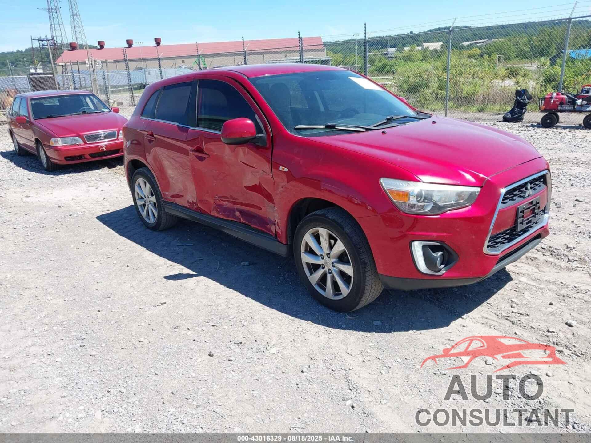 MITSUBISHI OUTLANDER SPORT 2015 - 4A4AP4AU4FE021382