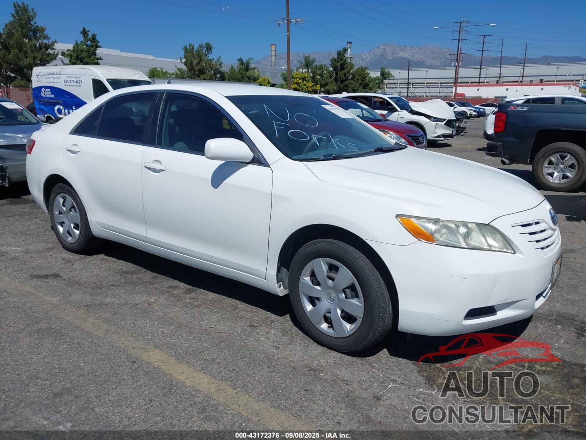 TOYOTA CAMRY 2009 - 4T4BE46K59R061331
