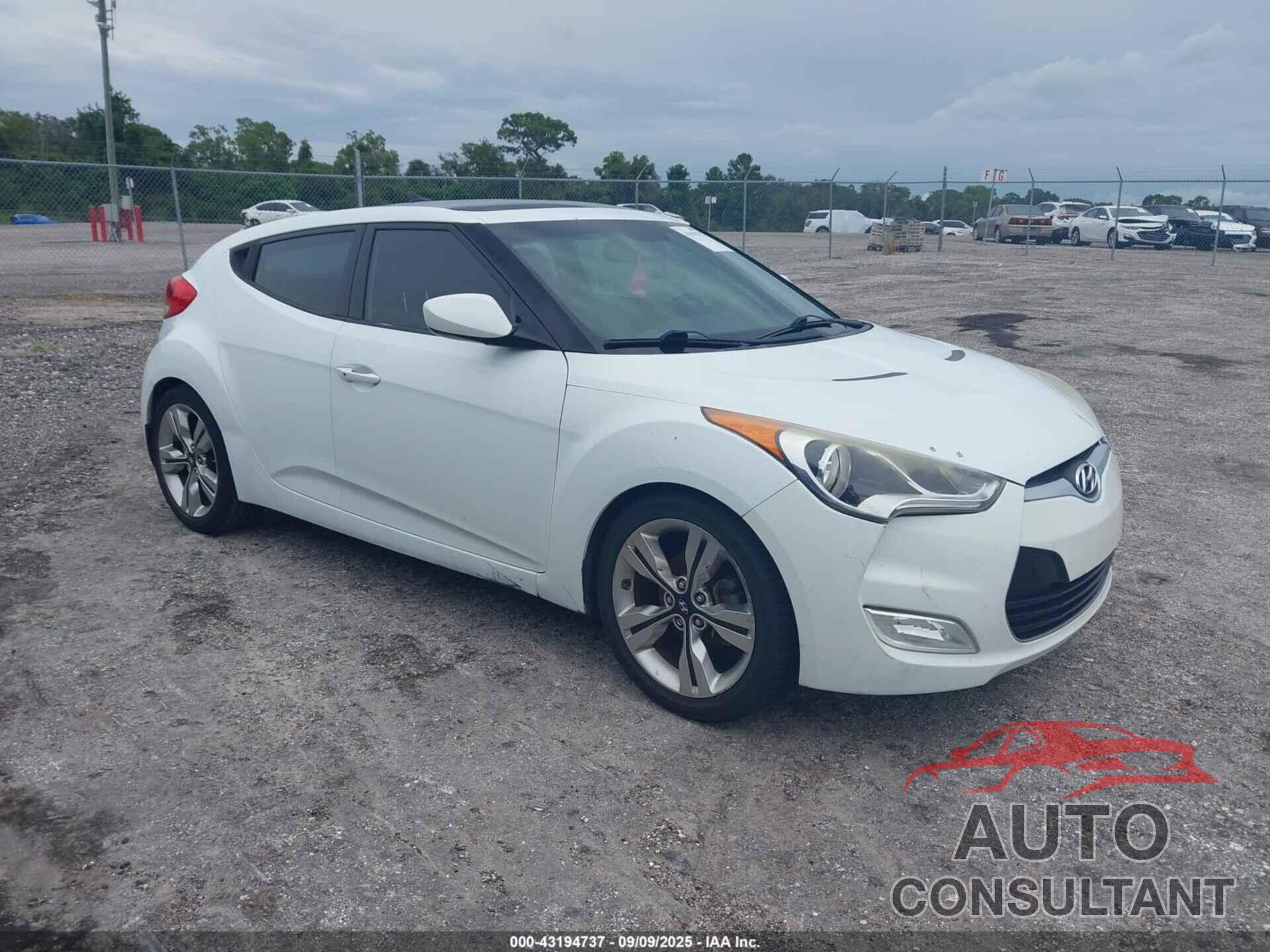 HYUNDAI VELOSTER 2013 - KMHTC6AD7DU122115