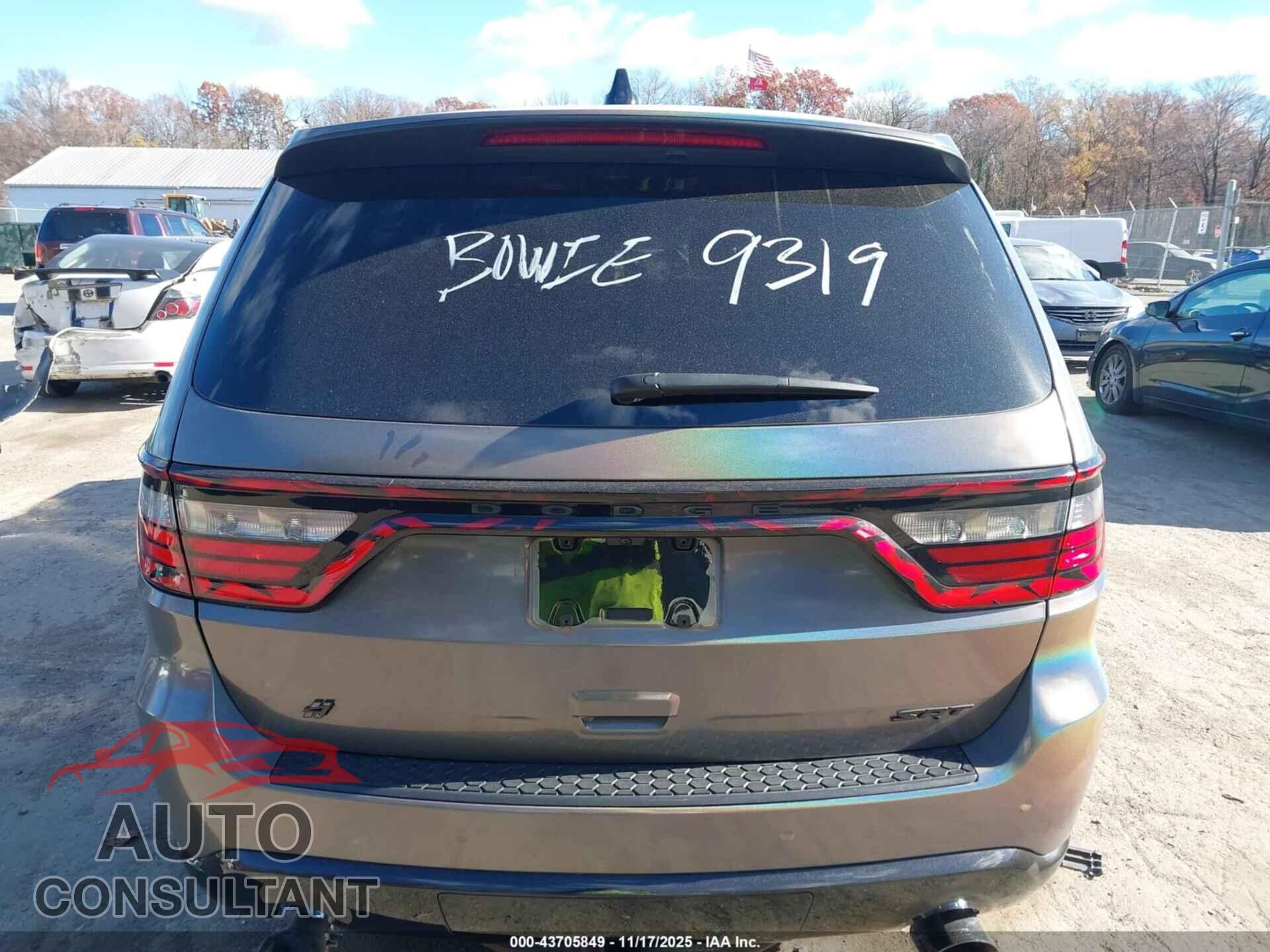 DODGE DURANGO 2022 - 1C4SDJCT4NC209319