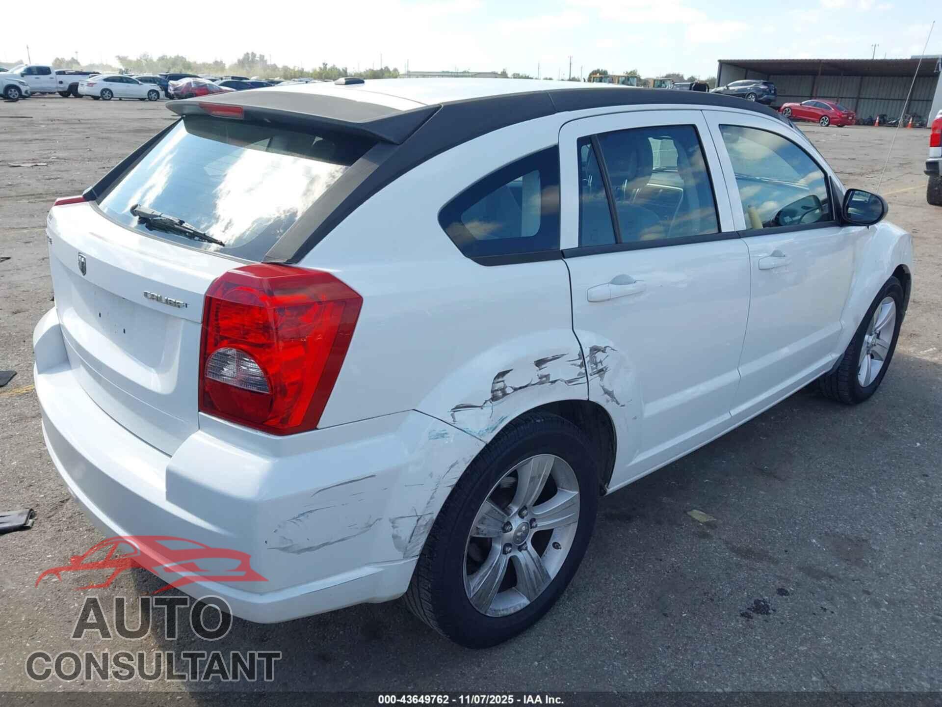 DODGE CALIBER 2012 - 1C3CDWDA0CD535063