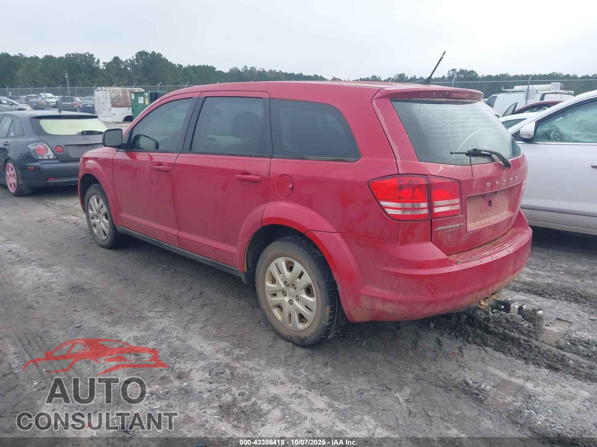 DODGE JOURNEY 2015 - 3C4PDCAB7FT723652