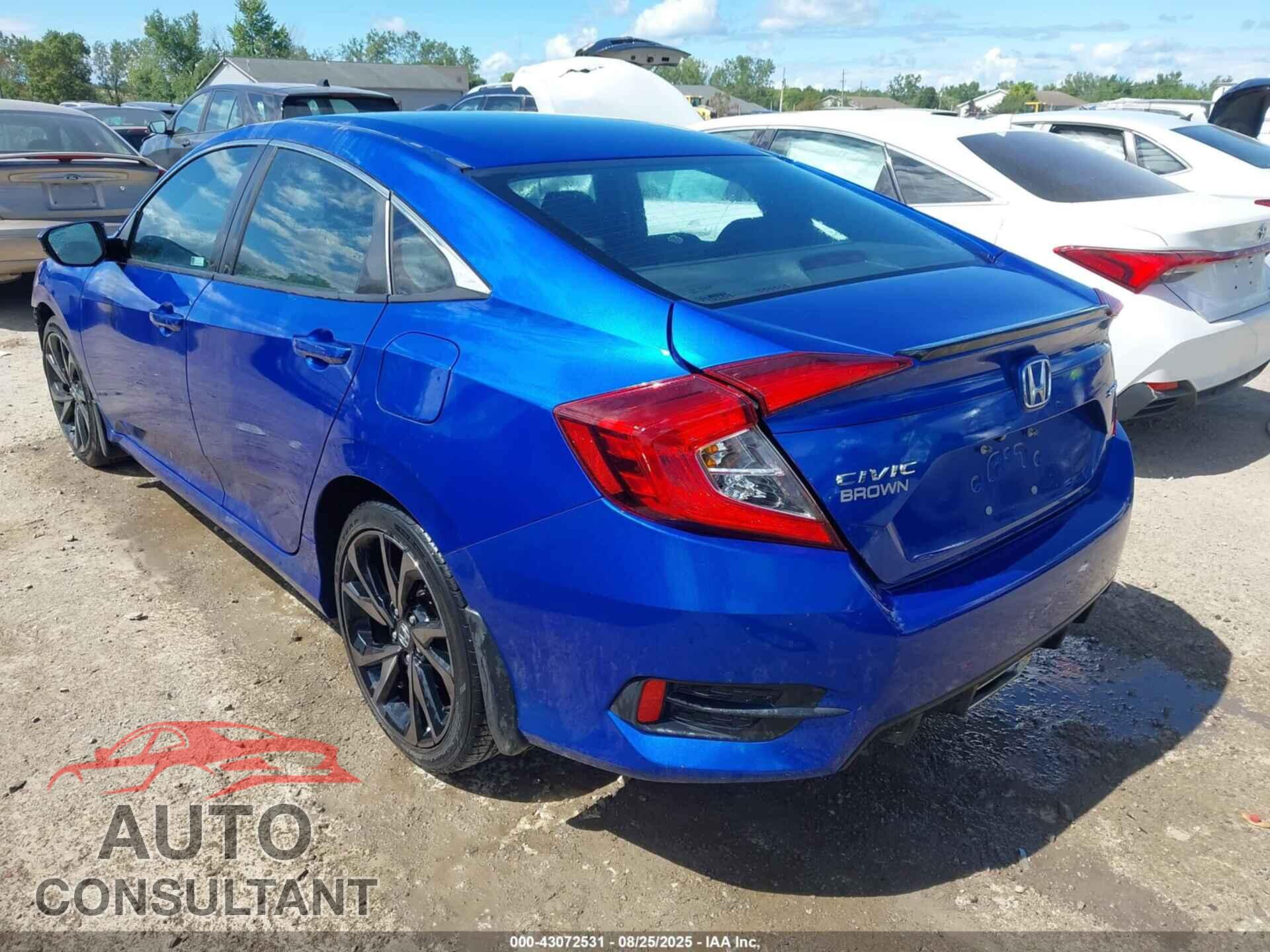 HONDA CIVIC 2019 - 2HGFC2F88KH558253