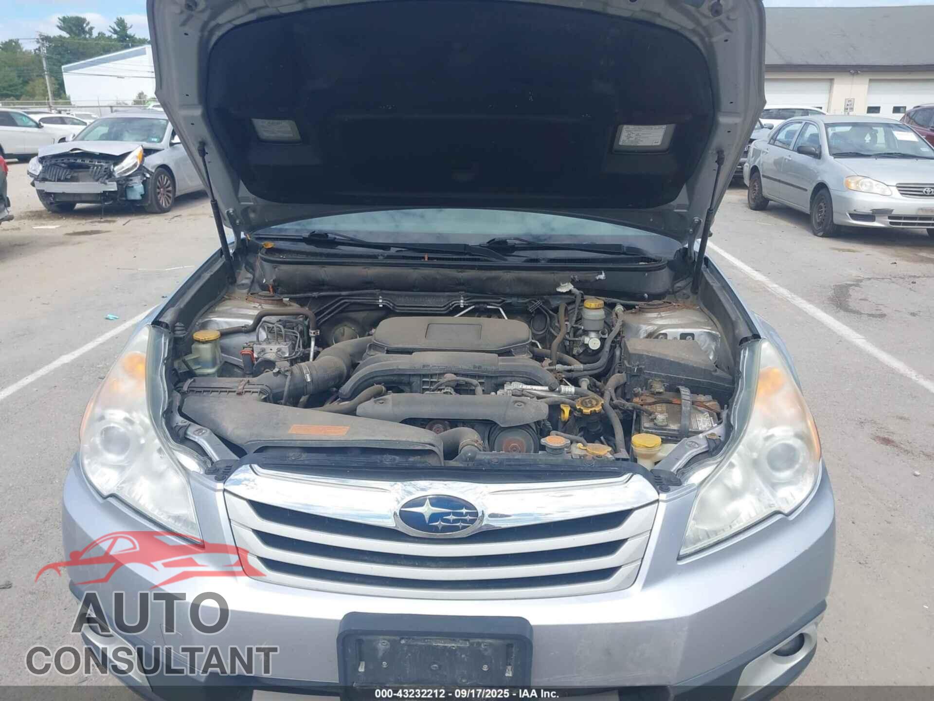 SUBARU OUTBACK 2012 - 4S4BRBLC2C3286402