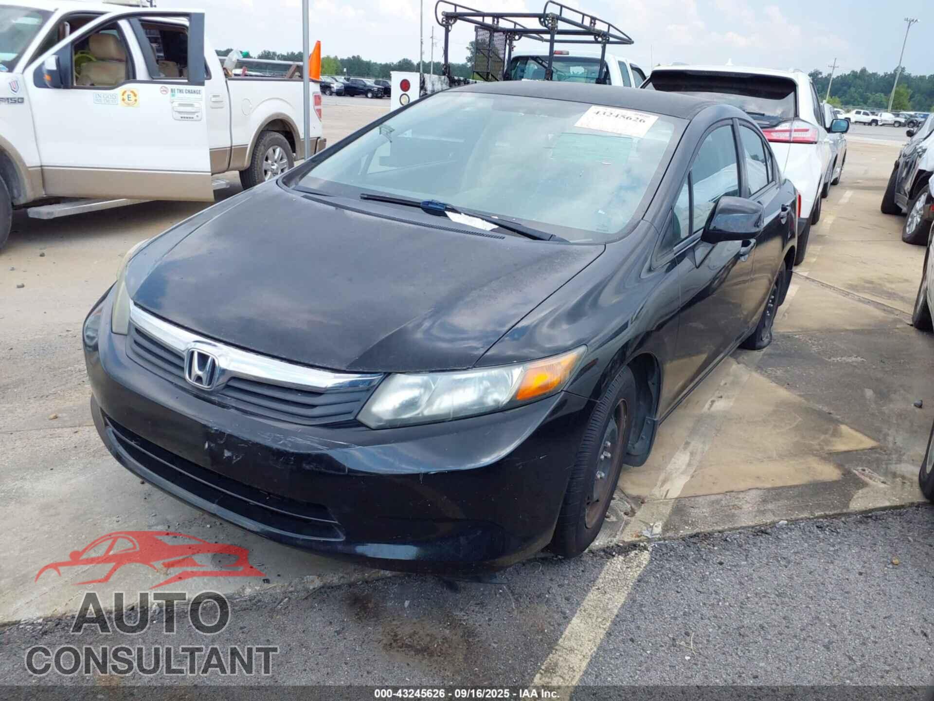 HONDA CIVIC 2012 - 2HGFB2F55CH608942