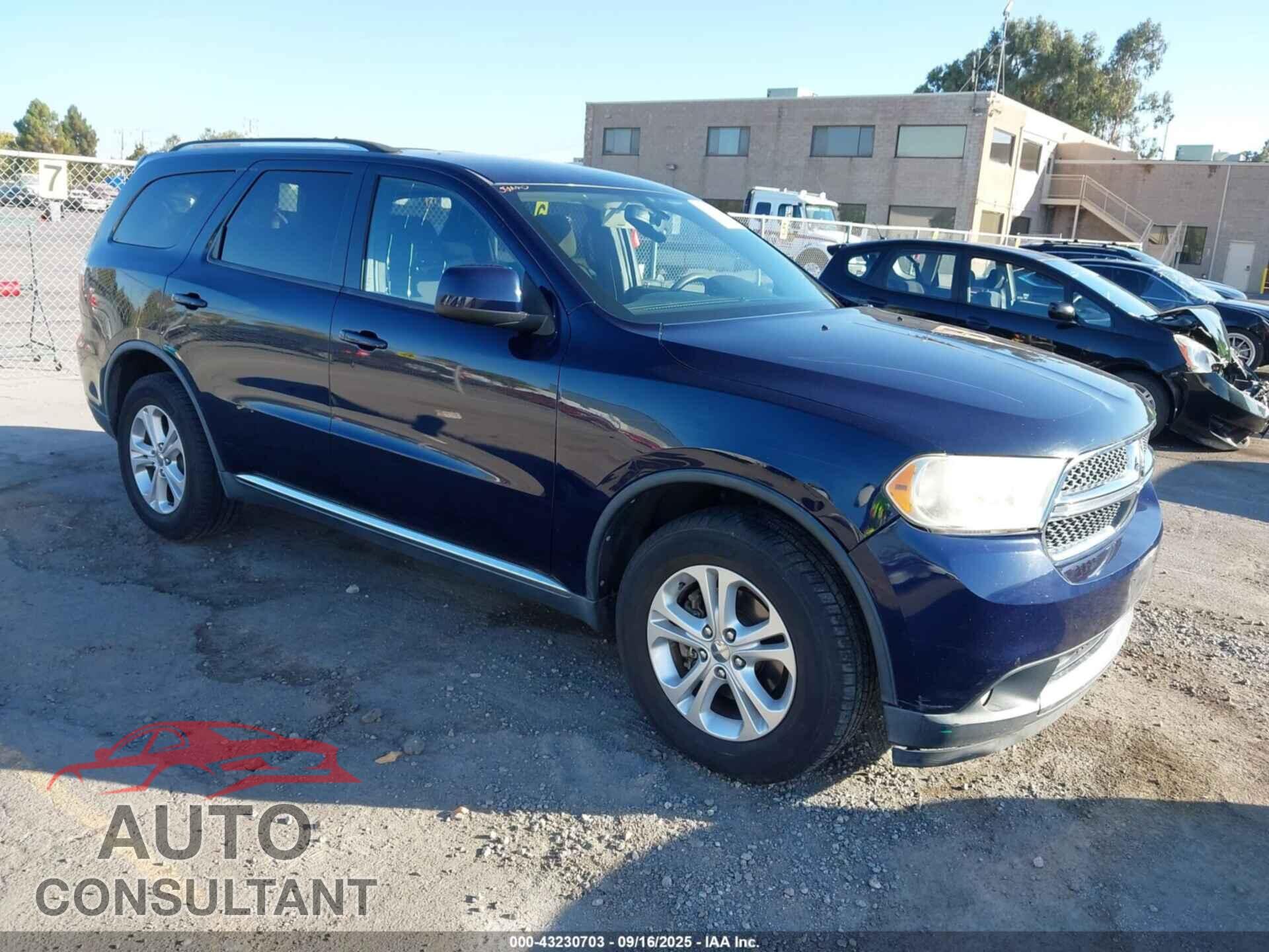 DODGE DURANGO 2012 - 1C4RDJAG5CC195741