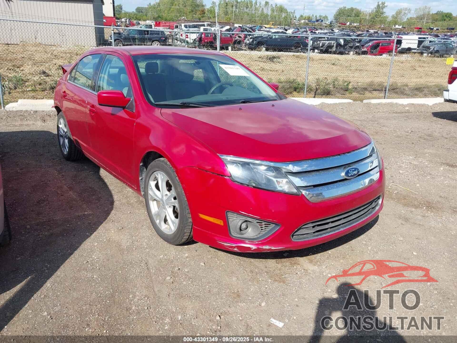 FORD FUSION 2012 - 3FAHP0HA0CR401800