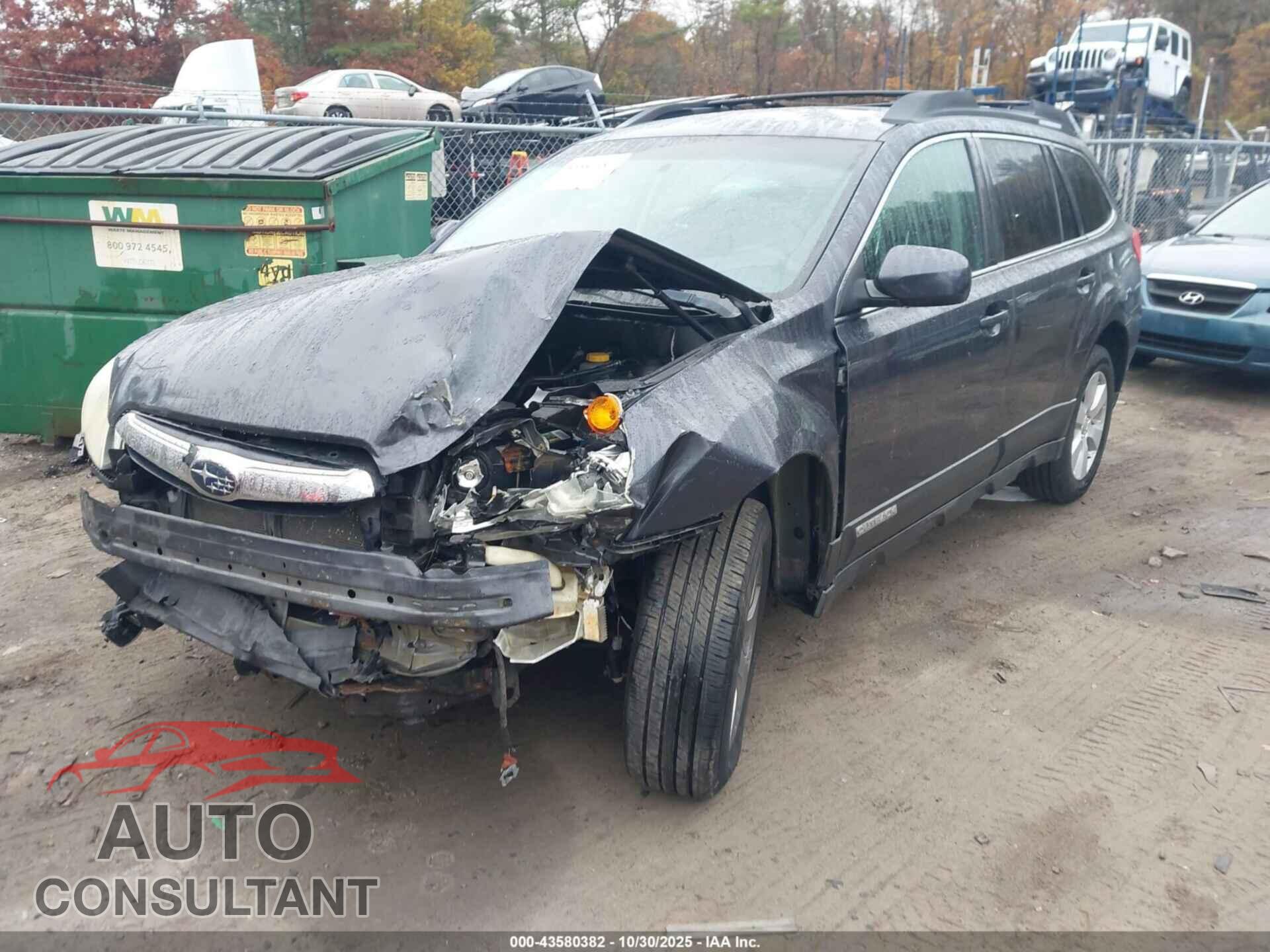 SUBARU OUTBACK 2011 - 4S4BRBCC8B3339151