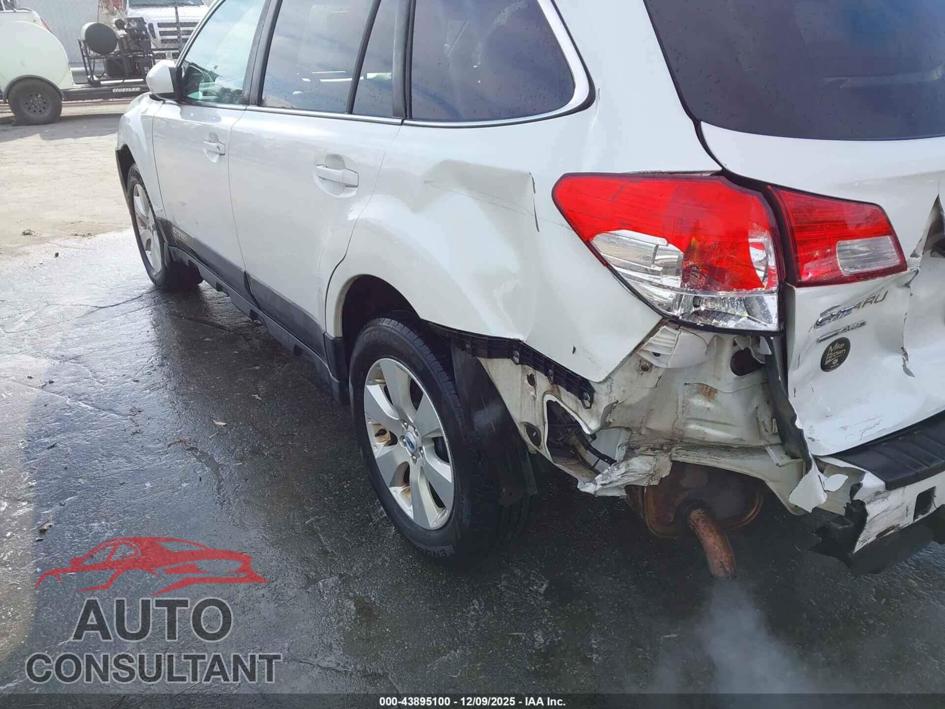 SUBARU OUTBACK 2012 - 4S4BRBJC3C3216734