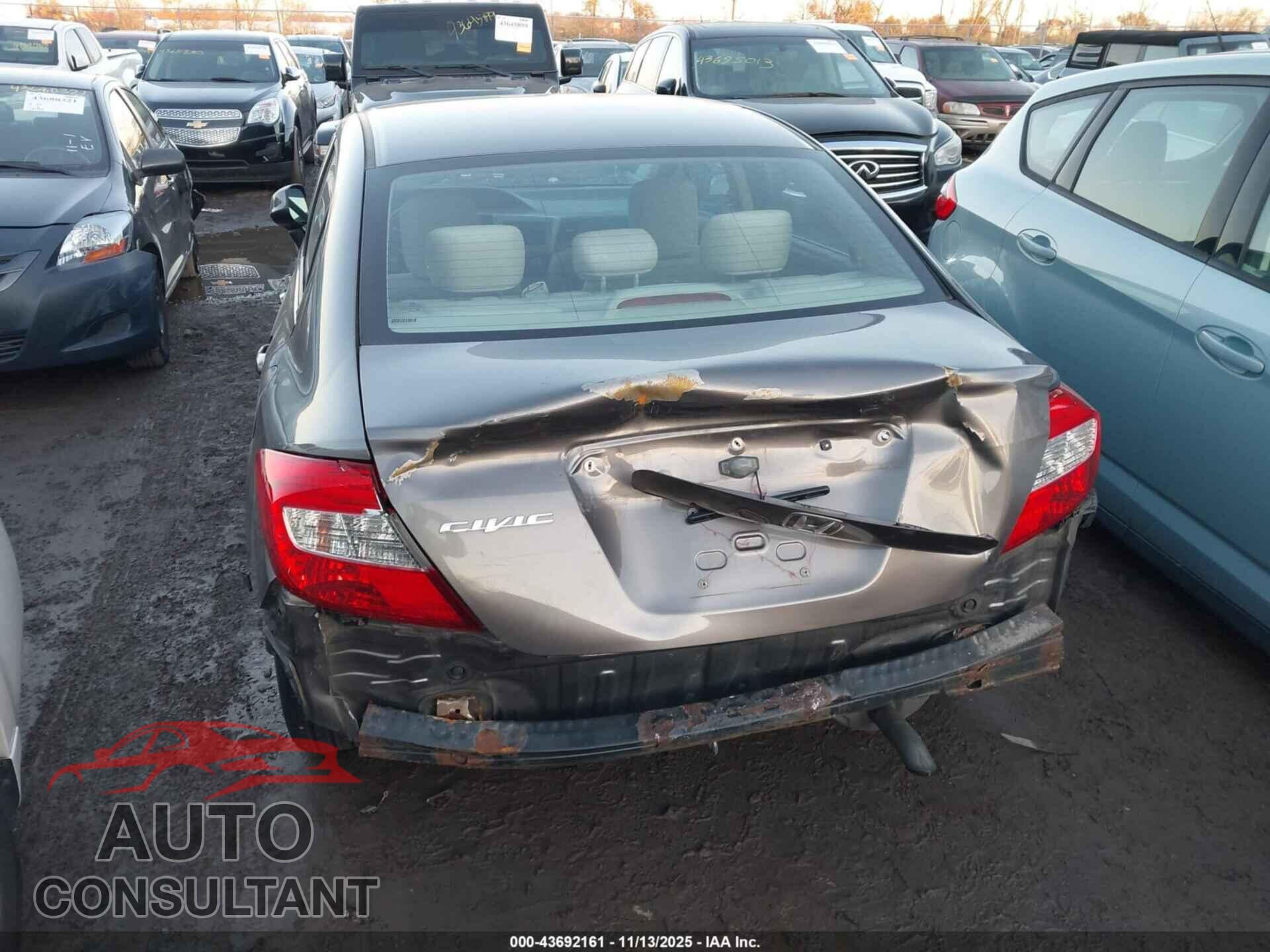 HONDA CIVIC 2012 - 19XFB2F53CE047621