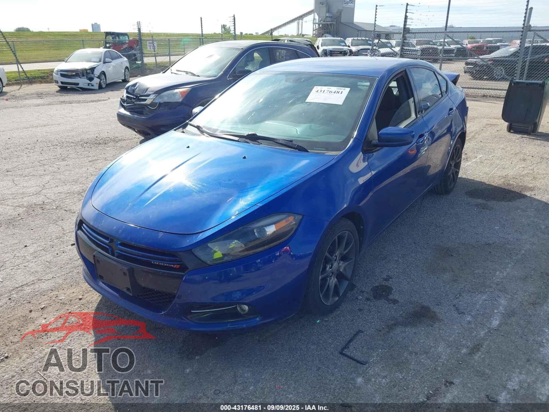 DODGE DART 2013 - 1C3CDFBA1DD181641