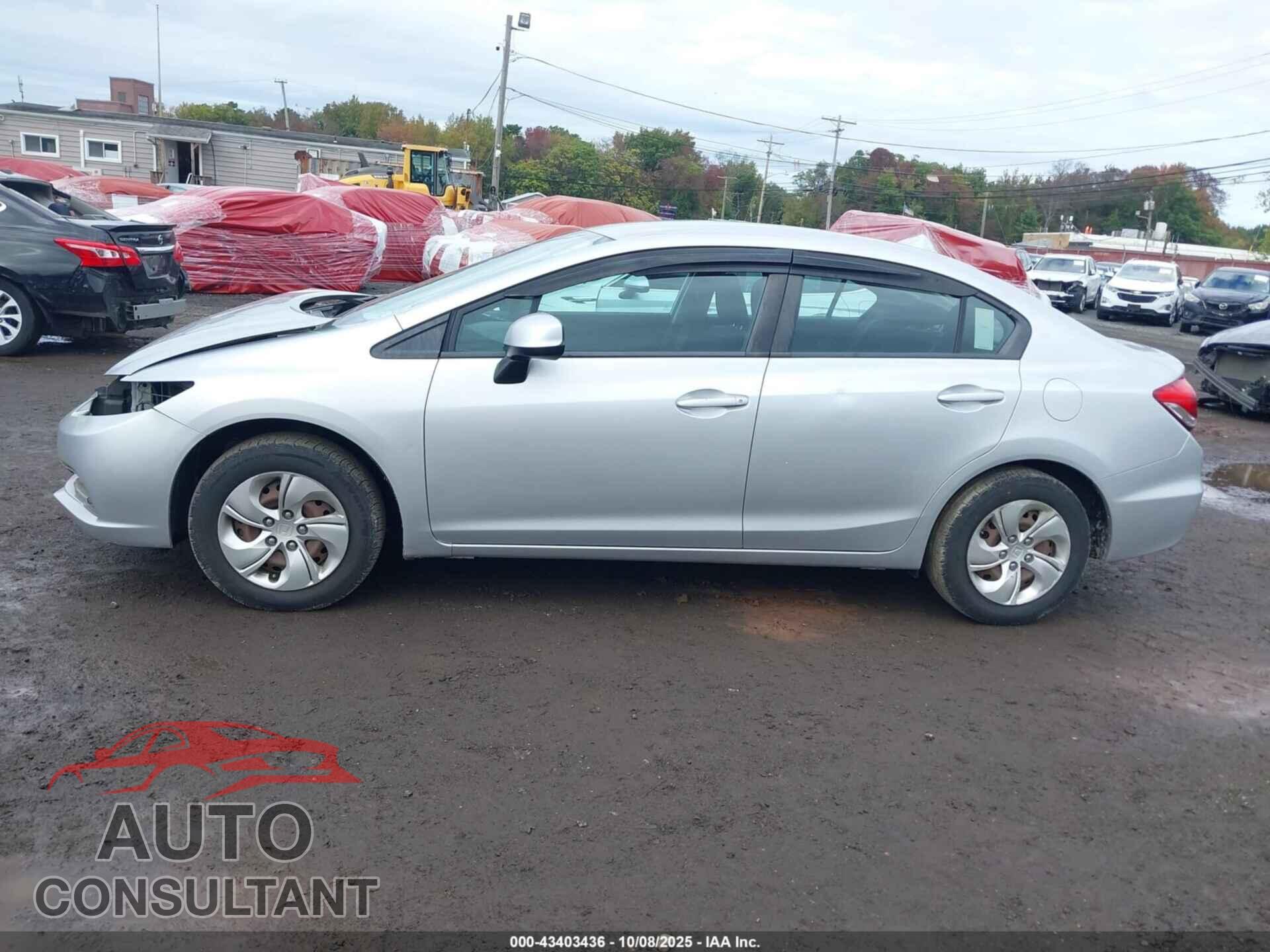 HONDA CIVIC 2013 - 19XFB2F5XDE236493