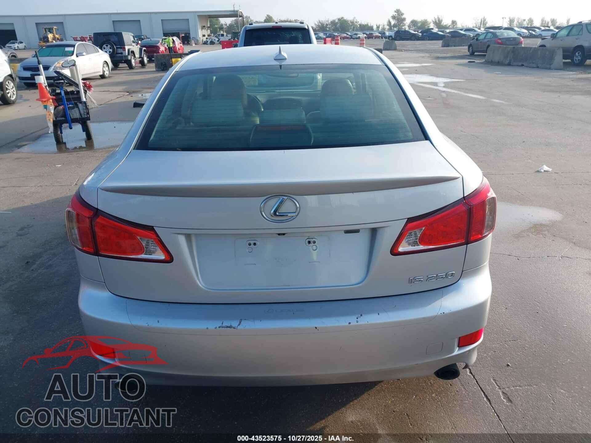 LEXUS IS 250 2011 - JTHBF5C24B5152109