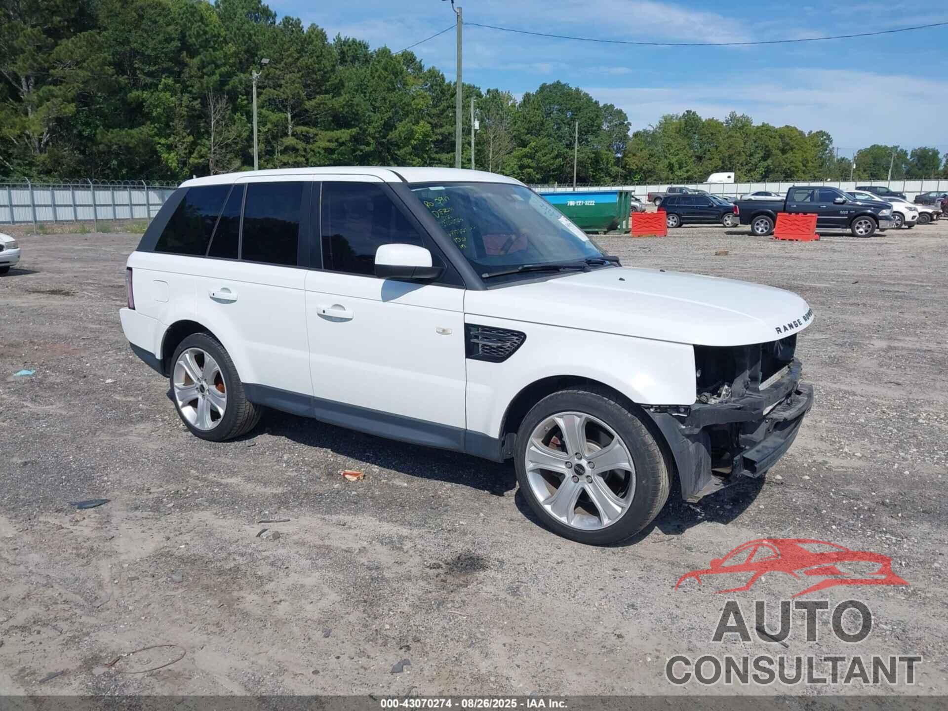 LAND ROVER RANGE ROVER SPORT 2012 - SALSK2D47CA751597