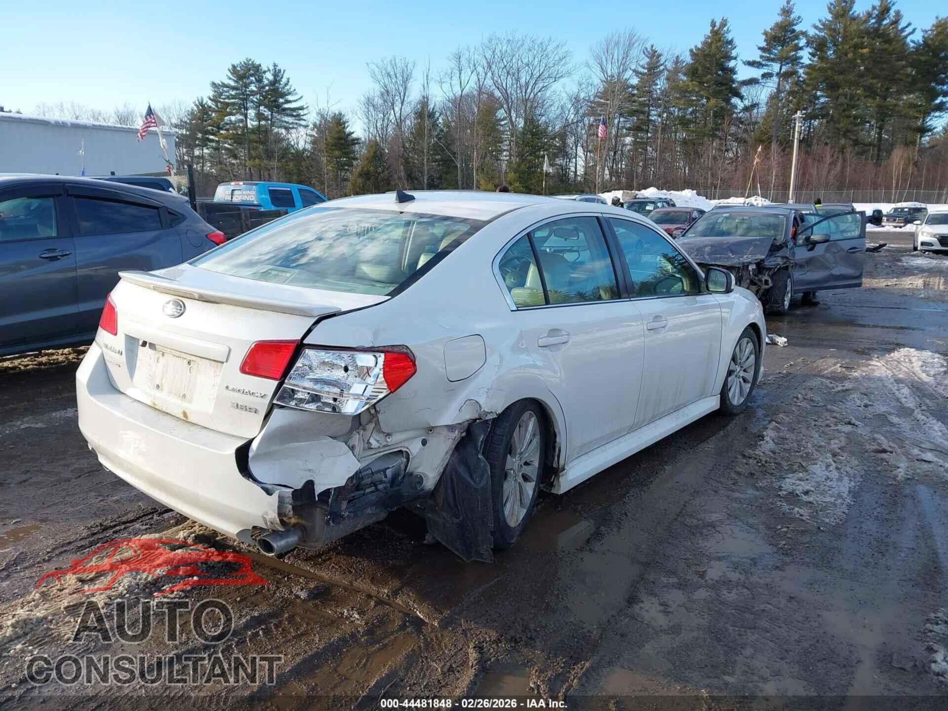 SUBARU LEGACY 2012 - 4S3BMDK63C2011489