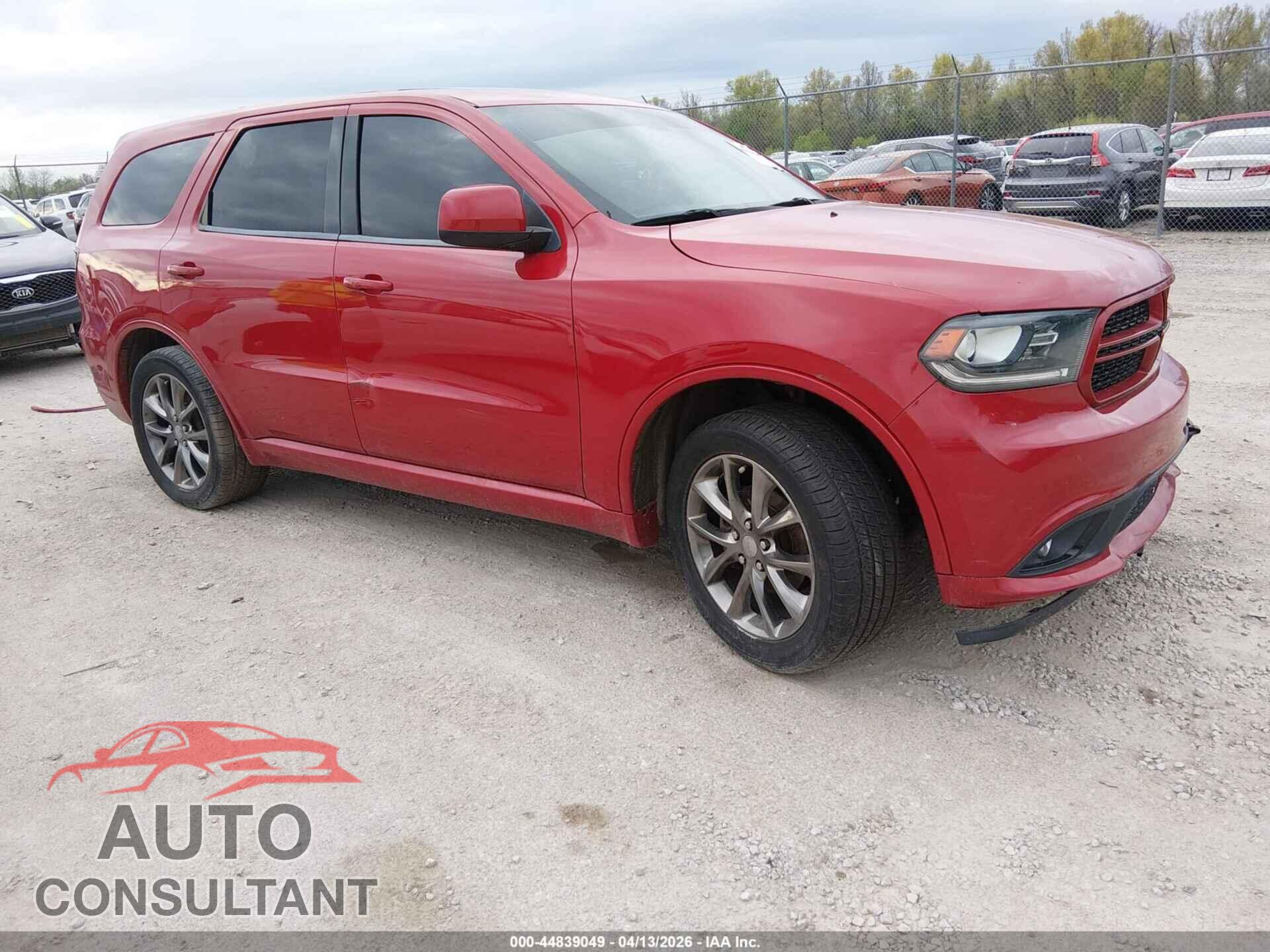 DODGE DURANGO 2014 - 1C4RDJAG9EC483863