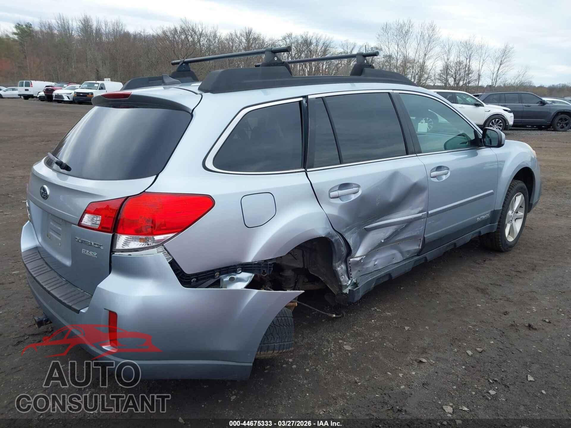 SUBARU OUTBACK 2013 - 4S4BRBPC4D3293685