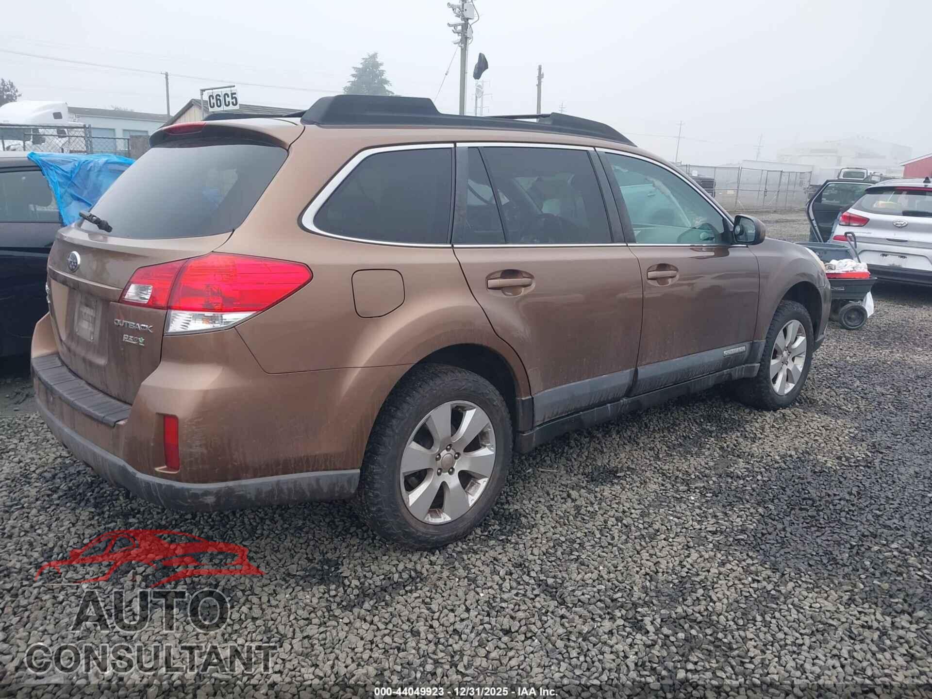 SUBARU OUTBACK 2011 - 4S4BRBCC5B3438686