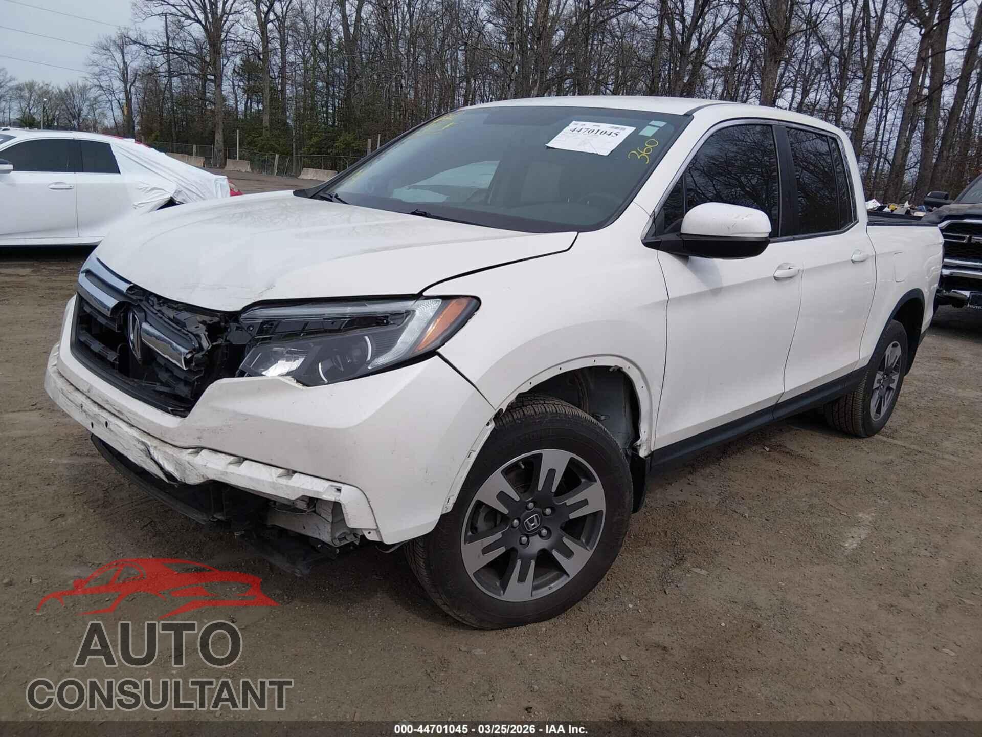 HONDA RIDGELINE 2017 - 5FPYK3F63HB026025