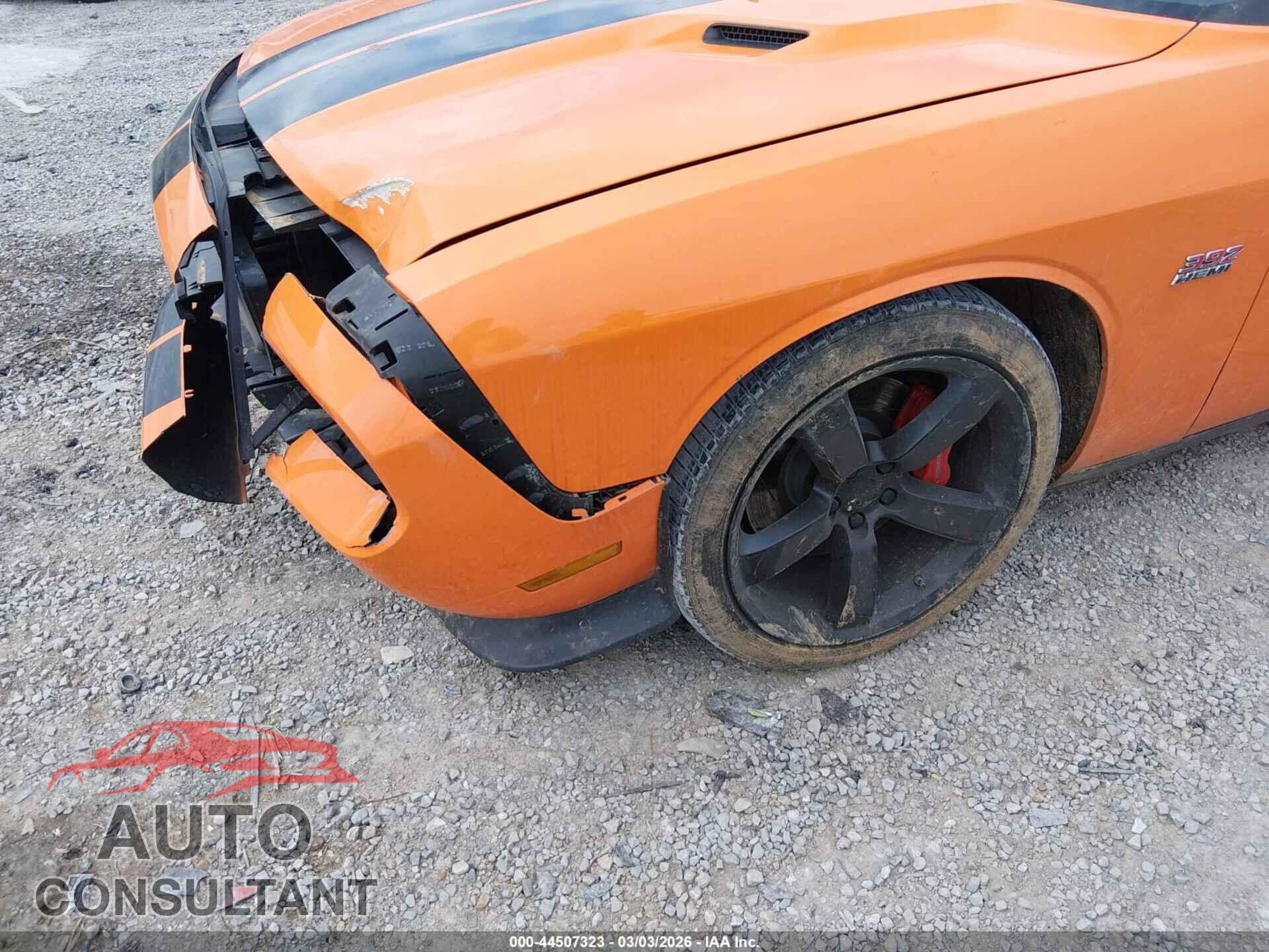 DODGE CHALLENGER 2012 - 2C3CDYCJ7CH130527