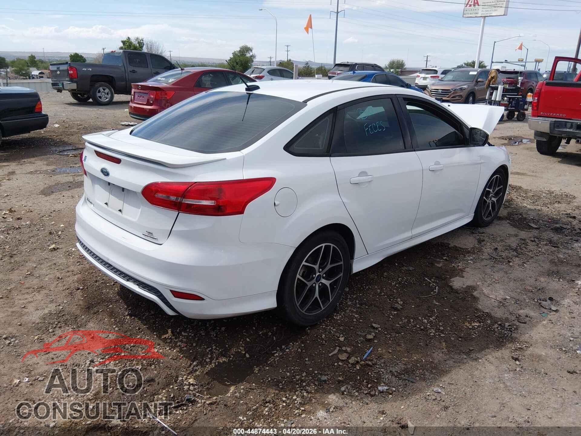 FORD FOCUS 2016 - 1FADP3F2XGL344165