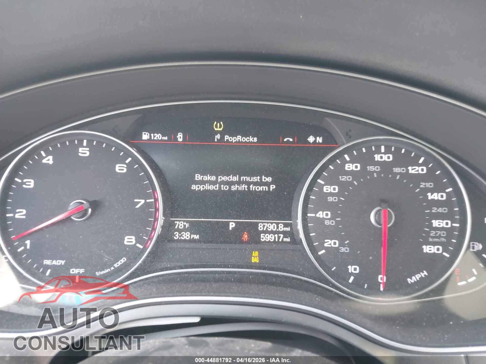 AUDI A6 2018 - WAUC8AFC4JN060720