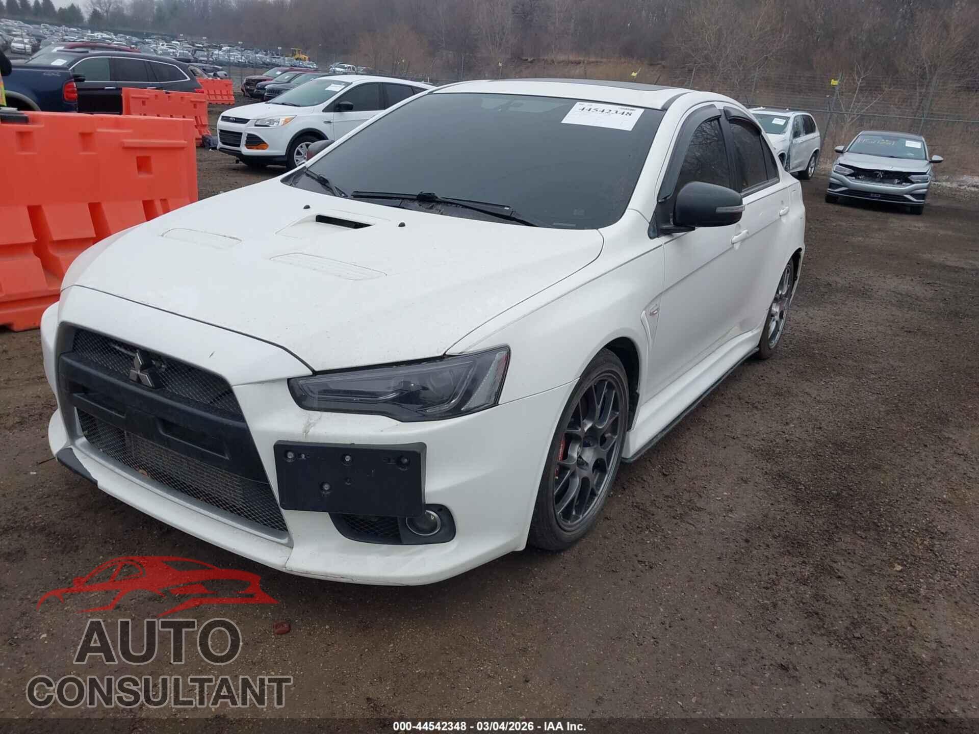 MITSUBISHI LANCER EVOLUTION 2015 - JA32W5FVXFU008646