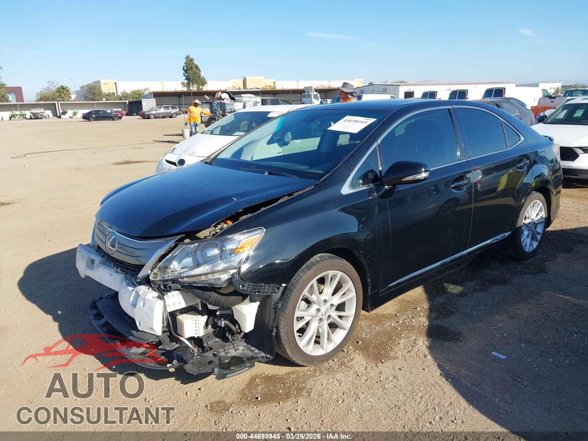 LEXUS HS 250H 2010 - JTHBB1BA7A2015503