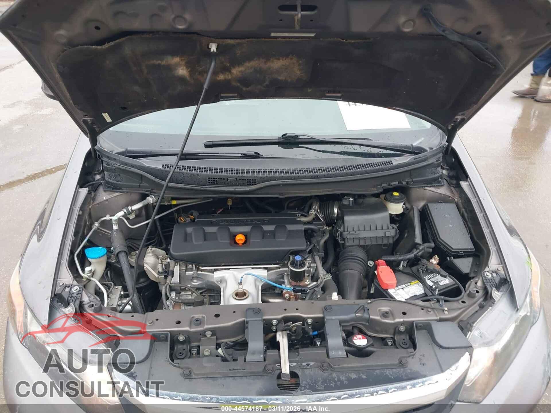 HONDA CIVIC 2012 - 19XFB2F55CE057292
