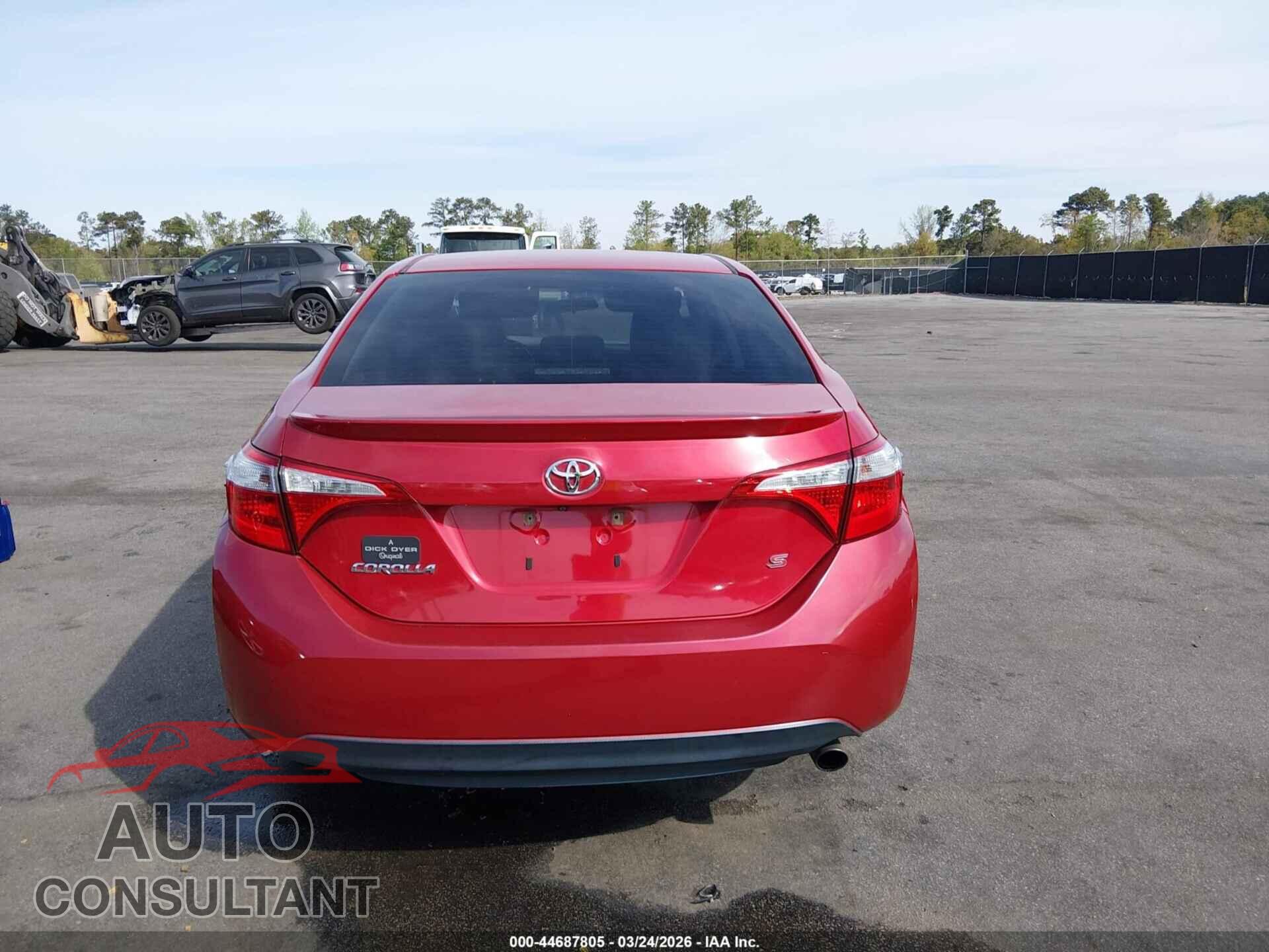 TOYOTA COROLLA 2014 - 2T1BURHEXEC008959