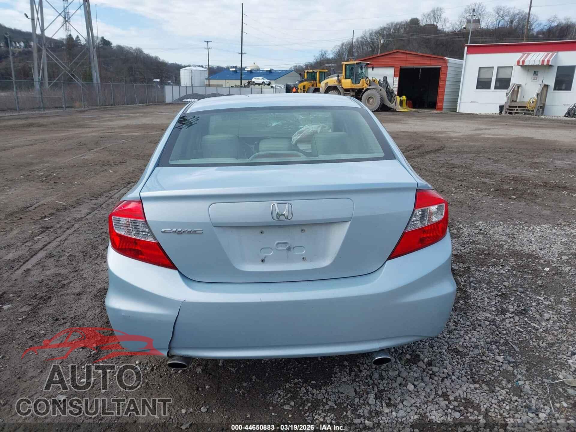HONDA CIVIC 2012 - 19XFB2F53CE080084