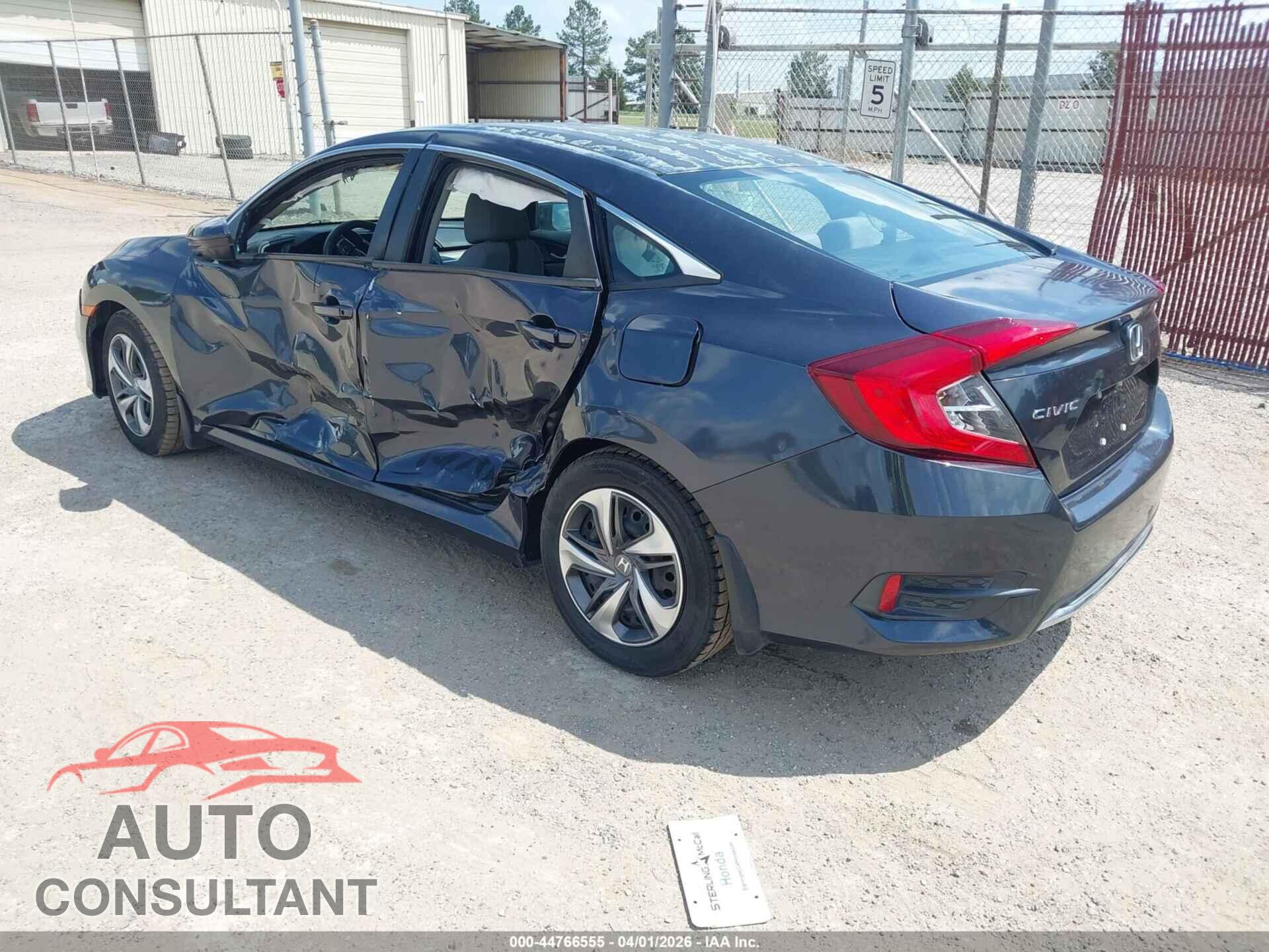HONDA CIVIC 2019 - 2HGFC2F68KH558929