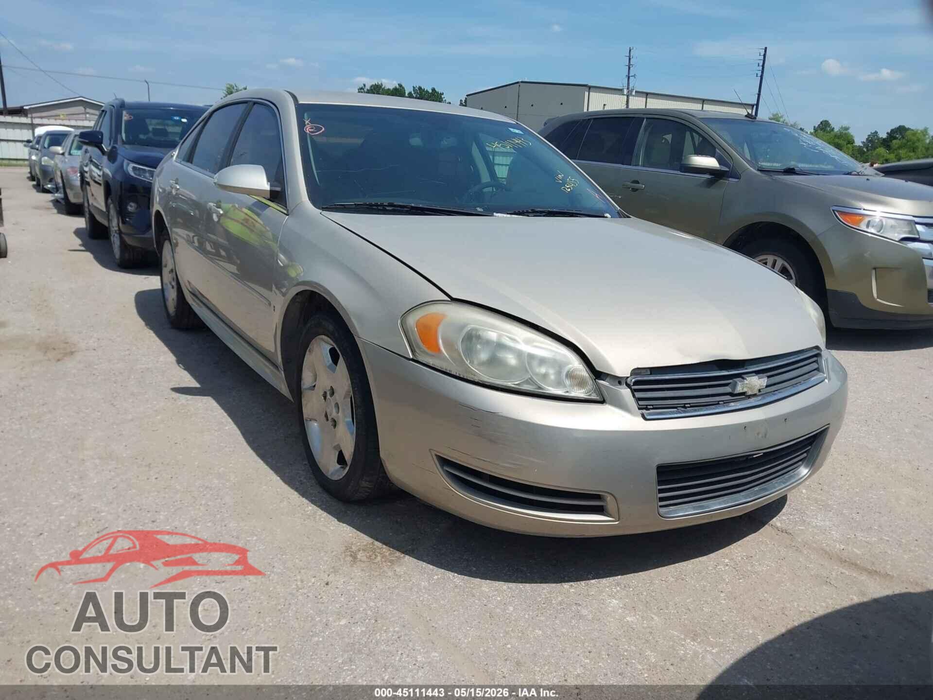 CHEVROLET IMPALA 2009 - 2G1WB57K291125455