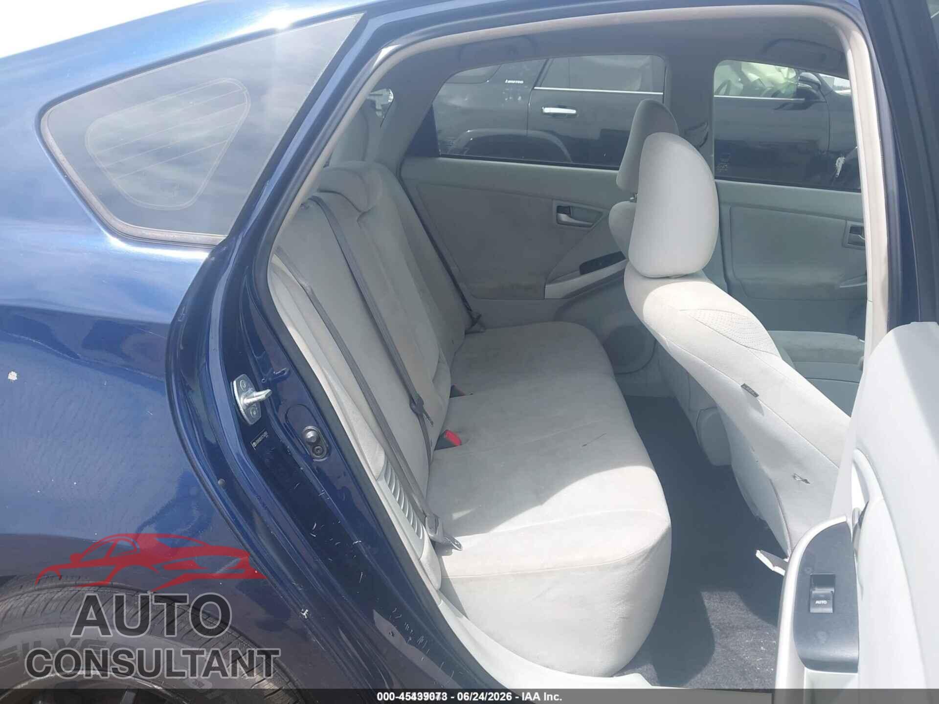 TOYOTA PRIUS 2012 - JTDKN3DU1C1543901